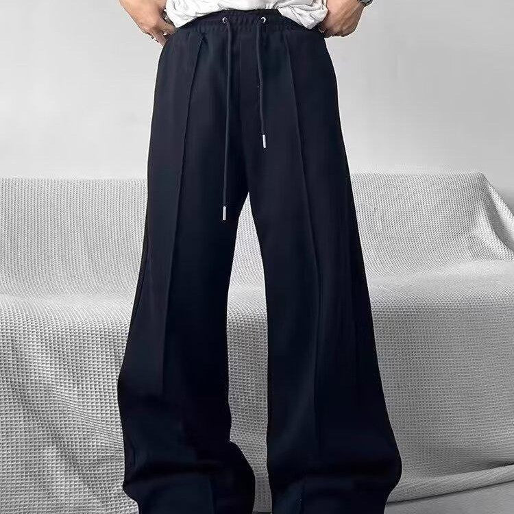 Thin Draping Wide-leg Draggle-tail Trousers