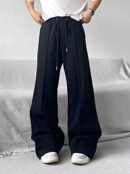 Thin Draping Wide-leg Draggle-tail Trousers