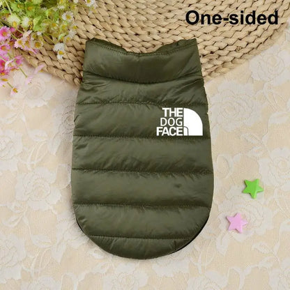 Double Sided Dog Coat Winter Warm Pet Dog