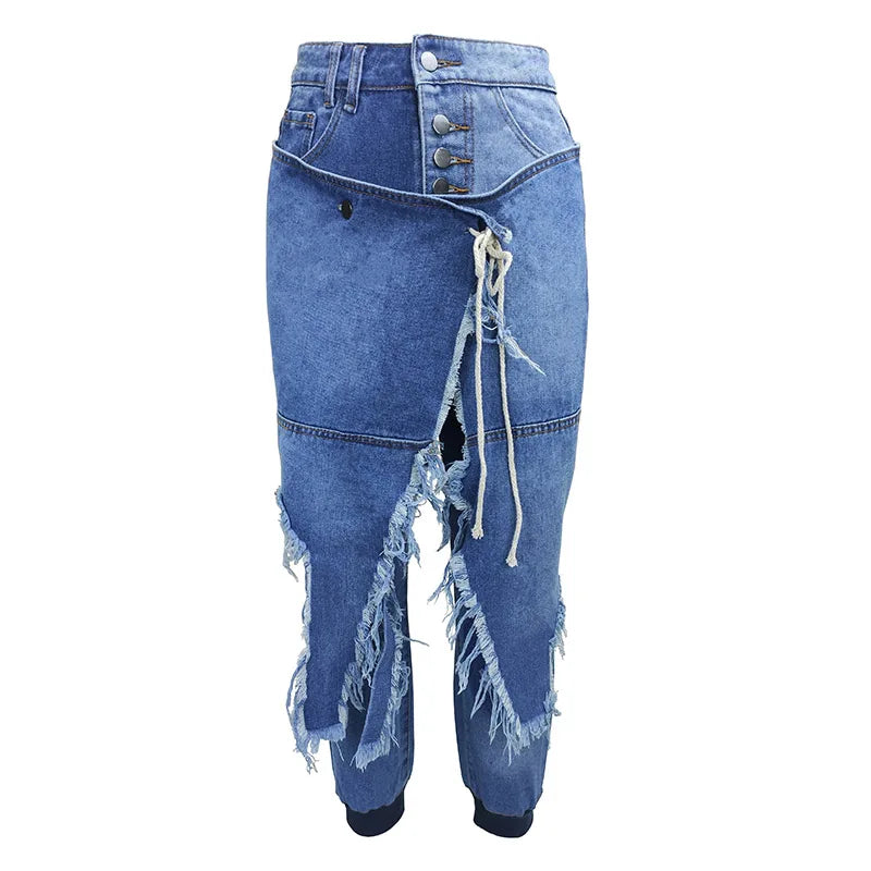 Middle Waist Jeans New Oversize Women's New Fashion Street